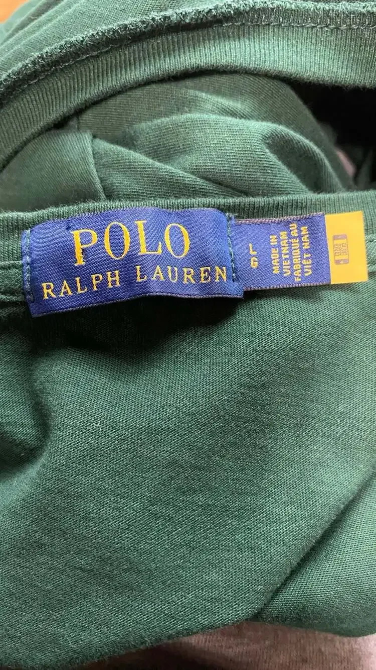 Polo Ralph Lauren Men's Long Sleeve T-Shirt with Large Graphic 'P' Logo